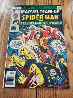 Marvel Team-Up Feat: Spider-Man Plus Yellowjacket and The Wasp #59 (1977) - VG