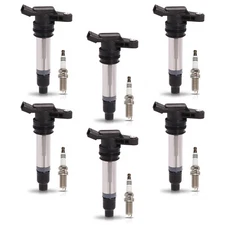 6X Ignition Coil & 6X Iridium Spark Plug for 08-12 Land Rover LR2 l6 3.2L UF594