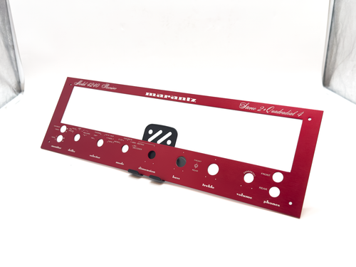 MARANTZ 4240 RED FACEPLATE – WHITE LETTERING | CUSTOM COLOR | 1-YEAR WARRANTY - Picture 2 of 3