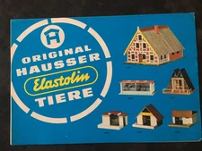ELASTOLIN HAUSSER animal figurines STARLUX, LINEOL, BRITAIN CATALOGUE SHEET