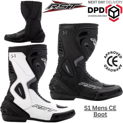 RST S1 MENS CE BOOT Motorcycle Motorbike Biker Rider Sports Racing Touring Boots