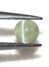 0.31 Ct Natural Chrysoberyl Cats eye Round Shape 3.7 mm Loose Gemstone Sri Lanka