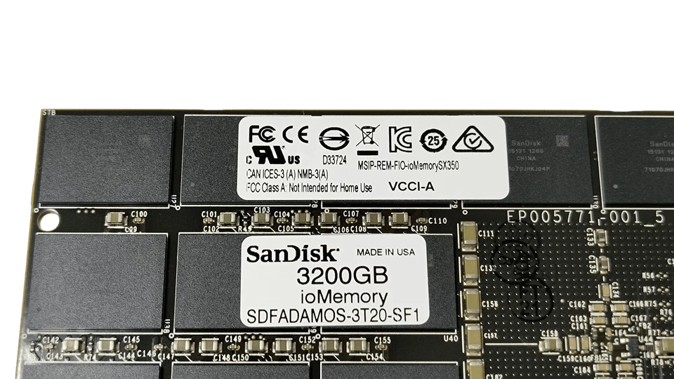 Sandisk SX350 ioMemory 3.2TB PCIe SSD SDFADAMOS-3T20-SF1 Full Height - Image 3 of 3