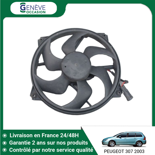 Armature Avant Support Ventilateur Pour Peugeot 307 (tous Modèles Essence Avec Clim), Occasion