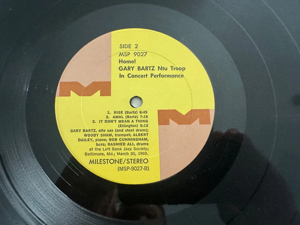 Gary Bartz Ntu Troop "Home!" Milestone MSP 9027 ~ 1st Press ~ Jazz ~ VG - Image 3 of 4