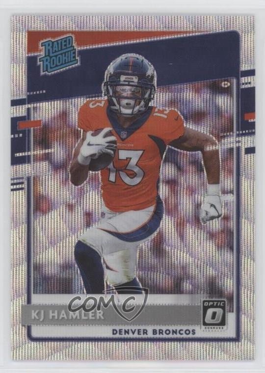2020 Panini Donruss Optic Rated Rookies Wave Prizm 96/199 KJ Hamler #170 s3g