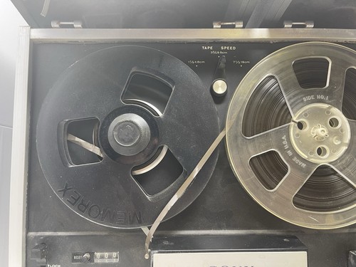 Registratore a nastro vintage Sony TC-530 stereo bobina a bobina con altoparlanti - Foto 8 di 14