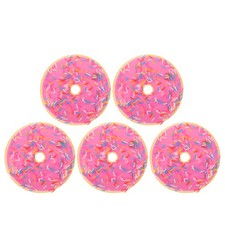5 Pcs Artificial Food for Display Donut Birthday Party Decorations