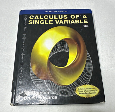 10th Edition Calculus of a Single Variable AP Updated HC Larson/Edwards 2009