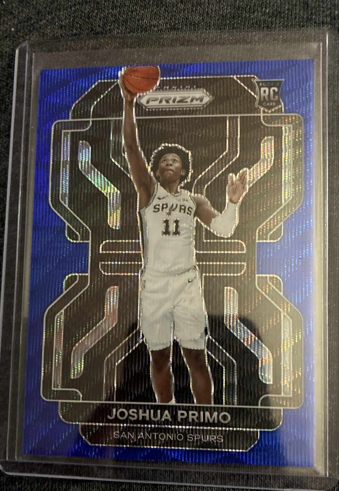 2021-22 Panini Prizm - Joshua Primo #298 Blue Wave Prizm (RC)
