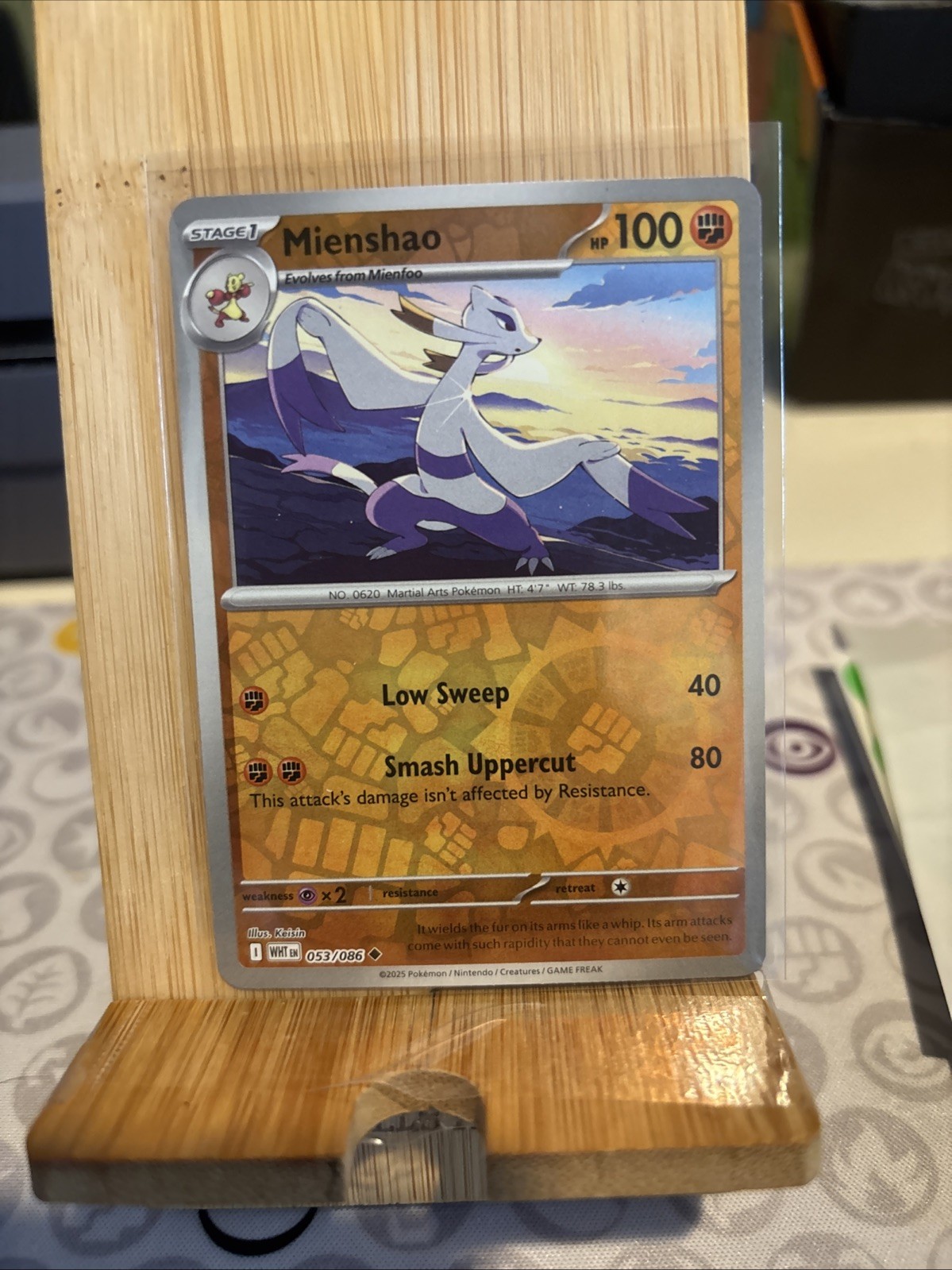 Pokemon TCG White Flare 053/086 - Mienshao - Reverse Holo NM