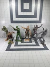 Lot Of 6 Vintage 1963 Louis Marx & Co. Army Figures 4”- 6” Painted Soldiers