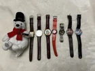 7 Coca-Cola Vintage Watch Bundle & Polar Bear -Watches Not Tested & Need Battery