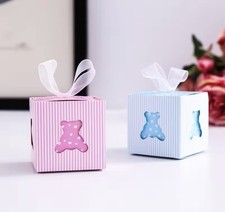 10 Scatoline Battesimo Fai Da Te Bomboniere Sacchettini Bimbi