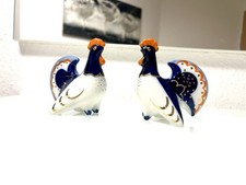 Porzellan Hähne Made in USSR. Porzellan Figuren. Vintage. Set 2 Stück. Lomonosow