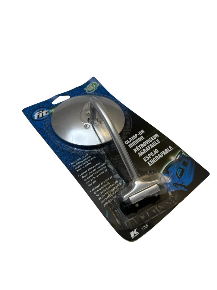 Espelho de carro universal montagem em braçadeira 4 3/8" redonda 1705 D3 - Imagem 4 de 4