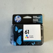 Genuine New HP 61 Tri-Color Ink Cartridge CH562WN, Factory Sealed 12/21