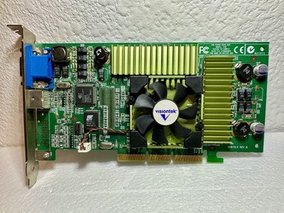 VisionTek NVIDIA GeForce3 64MB DDR AGP Retro Gaming Video Graphics Card P50