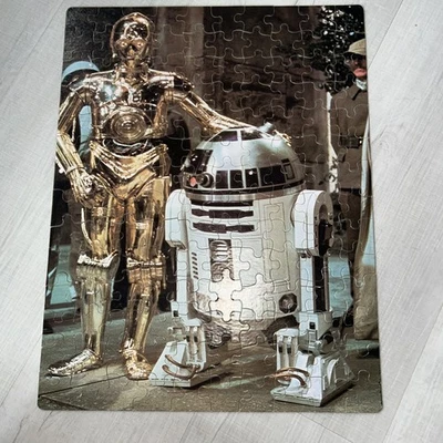 STAR WARS Artoo-Detto & See-Three Pio Jigsaw Puzzle 14"x18" Kenner 1977 COMPLETE - Image 1 of 3