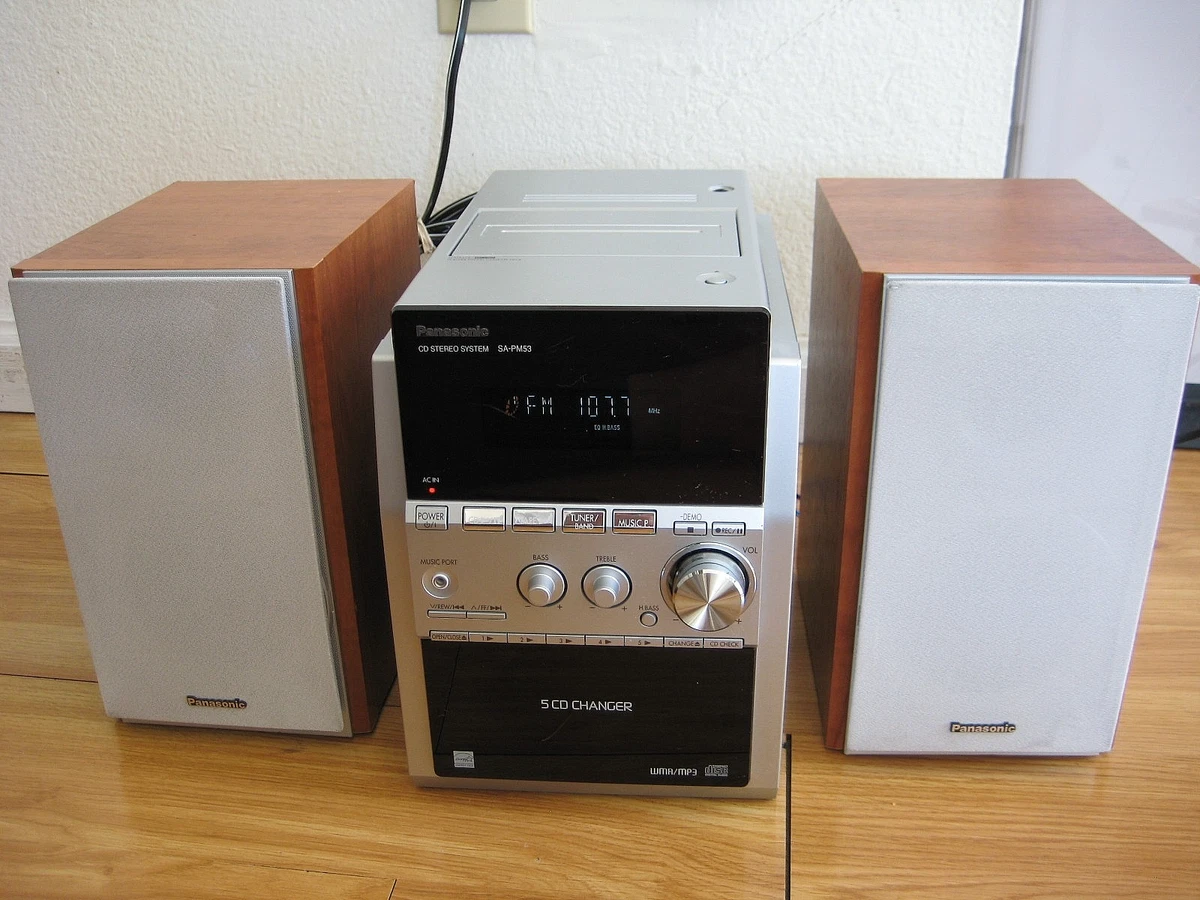 Panasonic Home Audio Compact & Shelf Stereos with CD Changers for