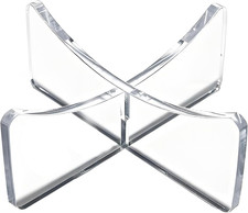 4-Pack Acrylic Basketball Stand, Display for Basketball, Rugby, Football, Soccer