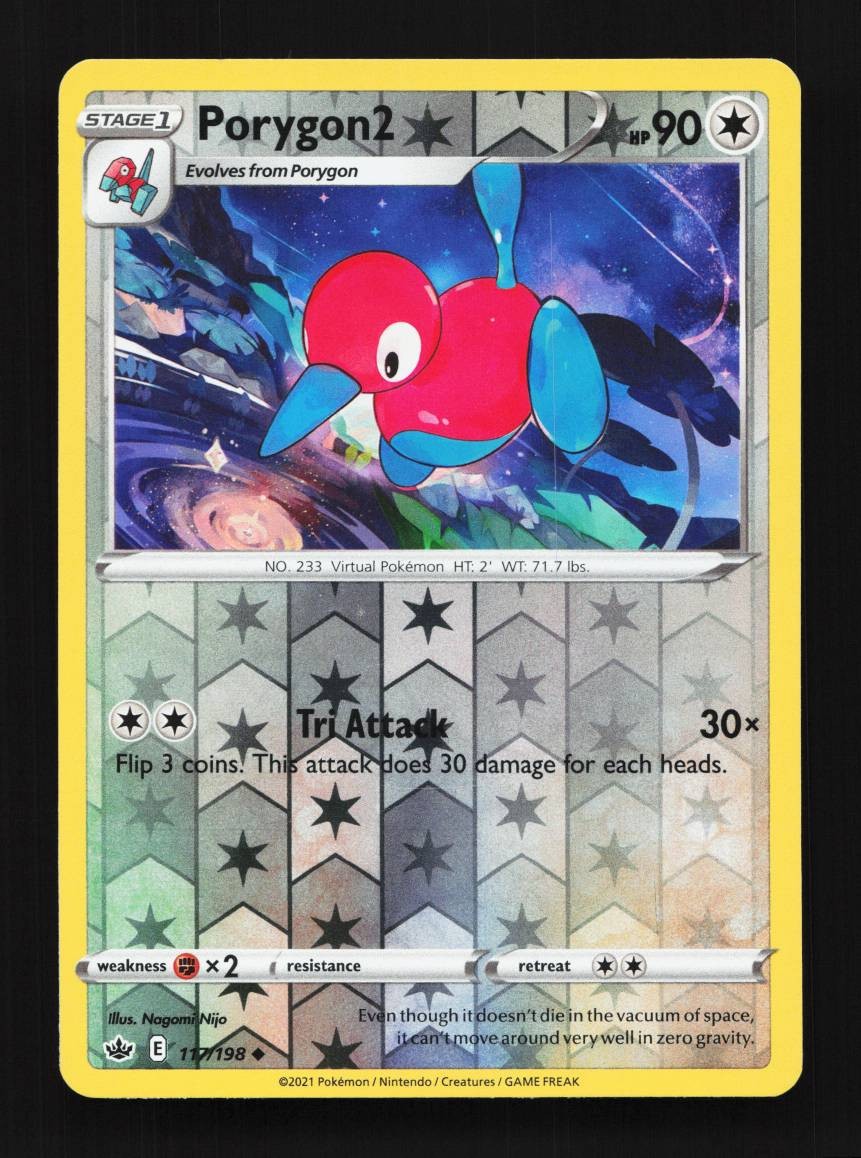 Porygon2 117/198 Chilling Reign English Pokemon Card TCG