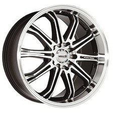 17x7 Maxxim 41MB Ferris Machined W/Gloss Black Wheel 4x100 (40mm)