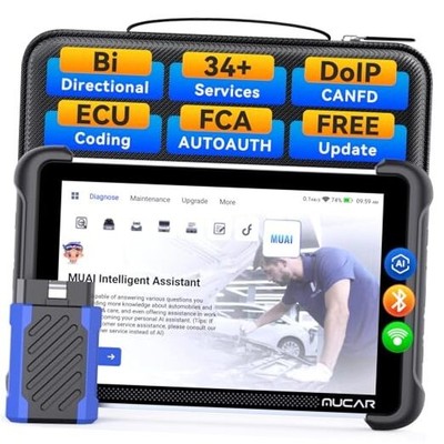  AI-Assisted Bidirectional Scan Tool, 892BT Full System OBD2 Scanner, Bi 