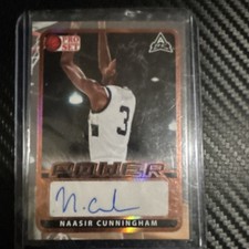 2021-22 Leaf Pro Set Power Naasir Cunningham Autograph #BA-NC1 Basketball
