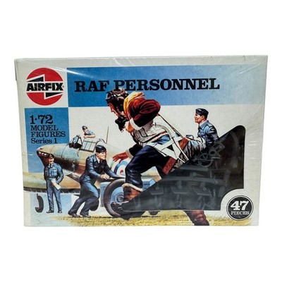 Airfix RAF Personnel Model Figures No 01747 Scale 1:72 Piece Count is 47