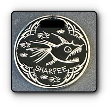 Geocoin SHARPEE Military Association w/ Deep Sea Fish  Dragon Adoptable