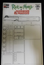 RICK AND MORTY VS DUNGEONS & DRAGONS II PAINSCAPE 1 E ONI VARIANT COMIC 2019 NM