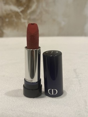 Dior Rouge 674 Midnight Rose Velvet Lipstick Refill NEW Damaged Tip Full Size