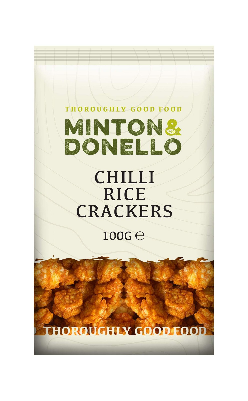 Minton & Donello Chilli Rice Crackers 6x100g Bulk Spicy Snack