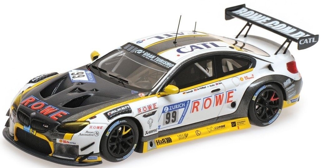 世界限定244台 MINICHAMPS  M6 GT3 1:18 Miniature BMW M6 GT3 Minichamps 1/18 de la course 24H Nürburgring 2018
