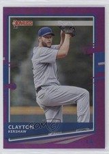 2020 Panini Donruss Holo Purple Clayton Kershaw (Base) #118 1h31