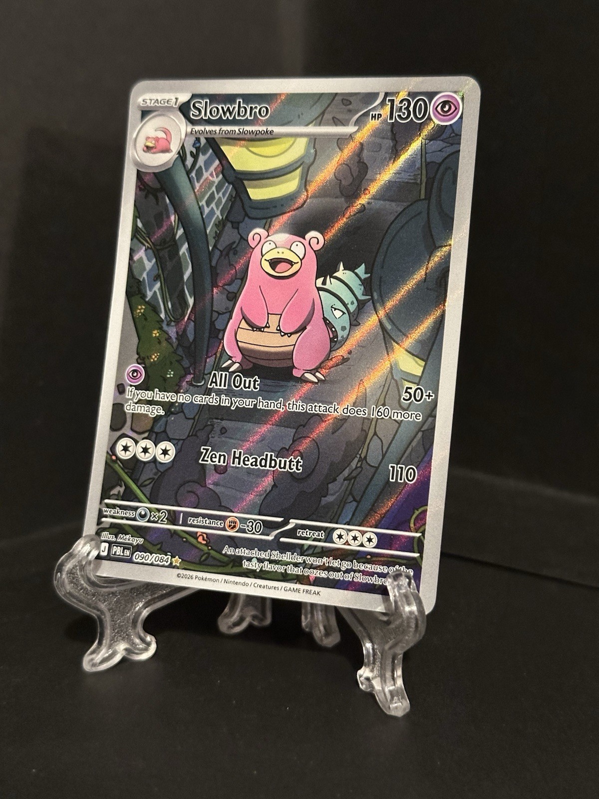 Slowbro 090/084 Me05: Pitch Black Holo