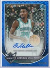 2025-26 Bowman Chrome Brandon Miller BLUE X-FRACTOR XFRACTOR AUTO RC 132/150