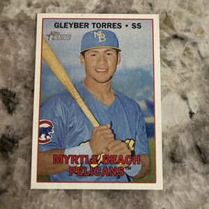 Gleyber Torres 2016 Topps Heritage Minors Rookie Card # 209 SP