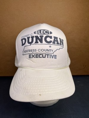 Vintage Elect Stoney C Duncan Fentress County Tennessee Executive SnapBack Hat