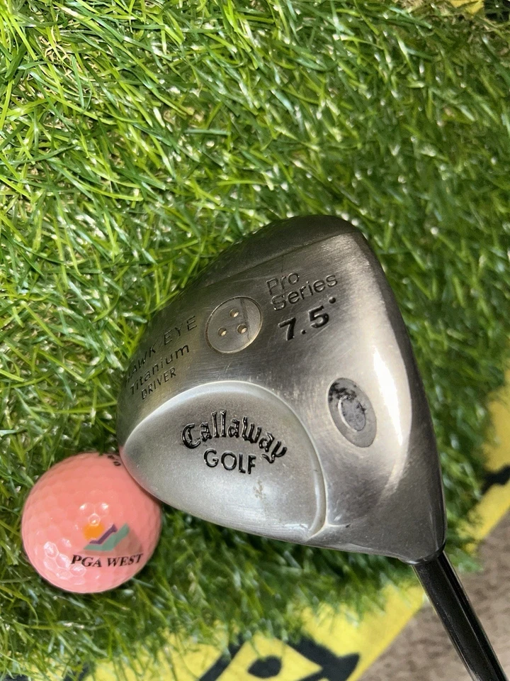 Callaway Hawkeye Titanium 7.5* Driver Pro Series 3.2 Stiff Flex Mens Right Hand - Image 2 of 4