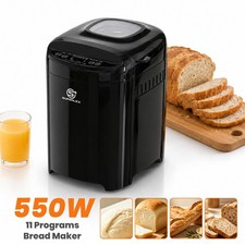 SUPERLEX Bread Maker Machine 11 Breadmaking Functions Keep Warm 3 Crust Options