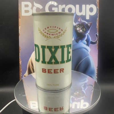 Vintage Beer Can Dixie Certified Premium Beer Pull Tab Empty Dixie Brewing Steel
