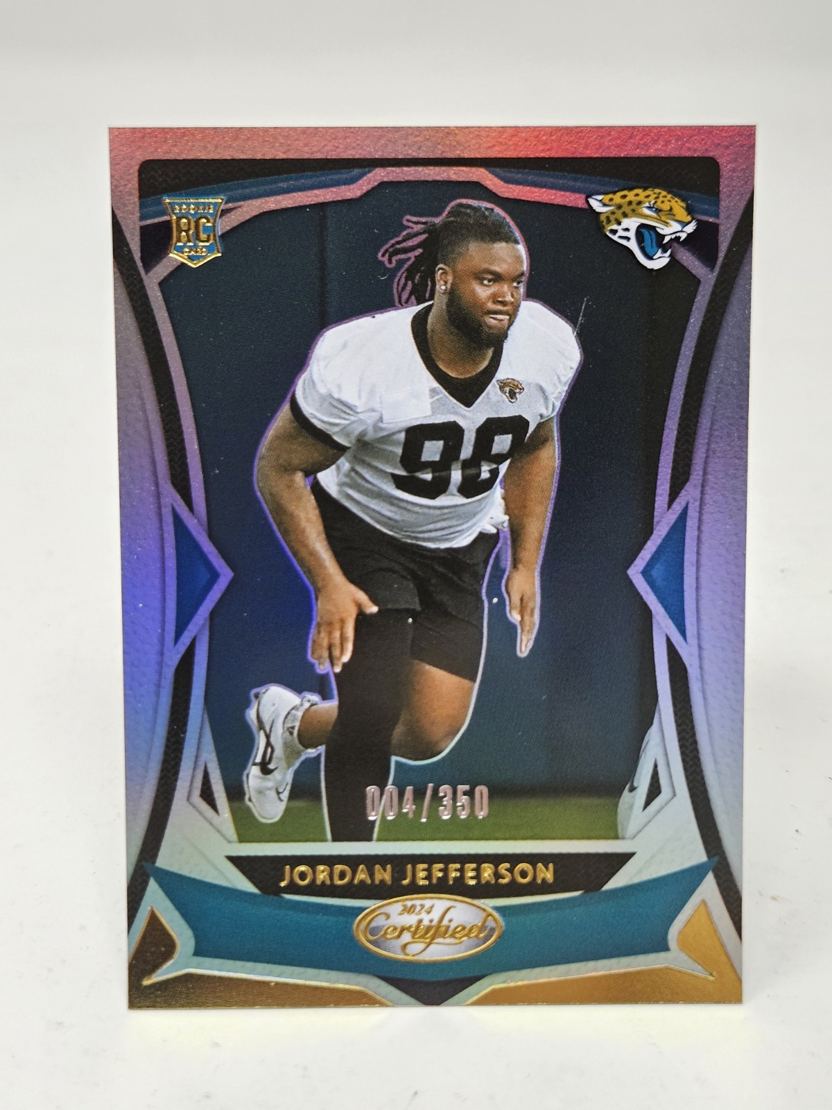 2024 Panini Certified #189 Jordan Jefferson Mirror #/350