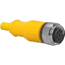 1pc TURCK RKC 4.4T-5-RSC 4.4T/S3060 Cordset, M12 Female Str to M12 Male Str