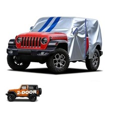 Car Cover Fit for Jeep Wrangler JK Half -Cover for Jeep Wrangler 2Doors Series