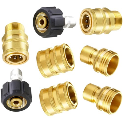 #ad #ad Universal Pressure Washer Coupler Set 8 Pieces $35.19