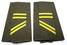 Rangabzeichen Marine Obergefreiter BA gold/oliv Schulter Klappen Schlaufen