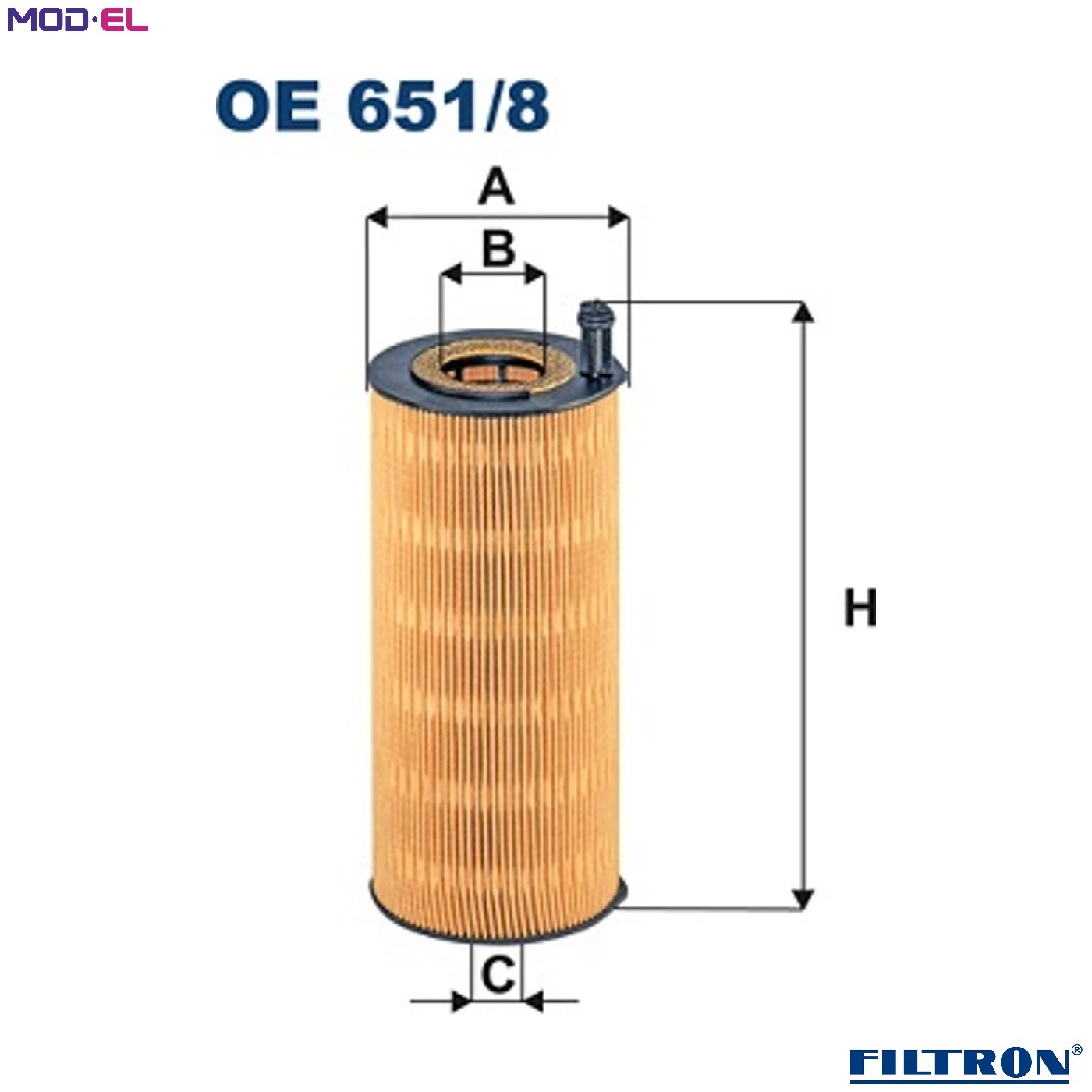 OIL FILTER OE 651/8 FOR MERCEDES-BENZ ANTOS AROCS ACTROS/MP4/MP5 10.7L 6cyl