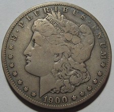 = 1900-S FINE MORGAN Dollar, FREE Shipping